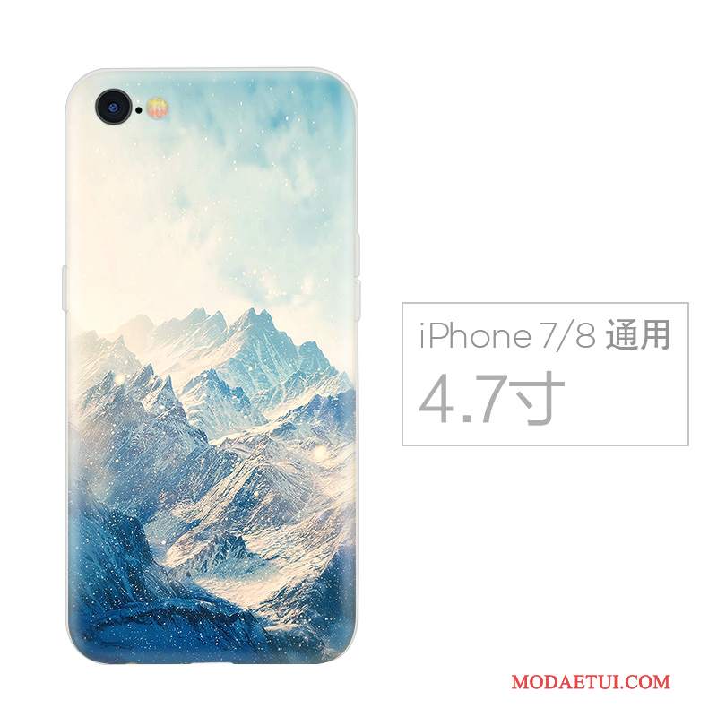 Futerał iPhone 7 Miękki Anti-fall Tendencja, Etui iPhone 7 Silikonowe Chiński Stylna Telefon