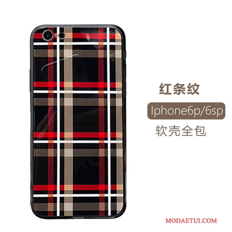Futerał iPhone 7 Plus Miękki Chiński Styl Czerwony, Etui iPhone 7 Plus Silikonowe Na Telefon Anti-fall