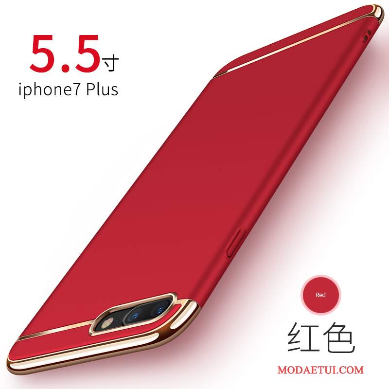 Futerał iPhone 7 Plus Ochraniacz Nubuku Czarny, Etui iPhone 7 Plus Czerwonyna Telefon