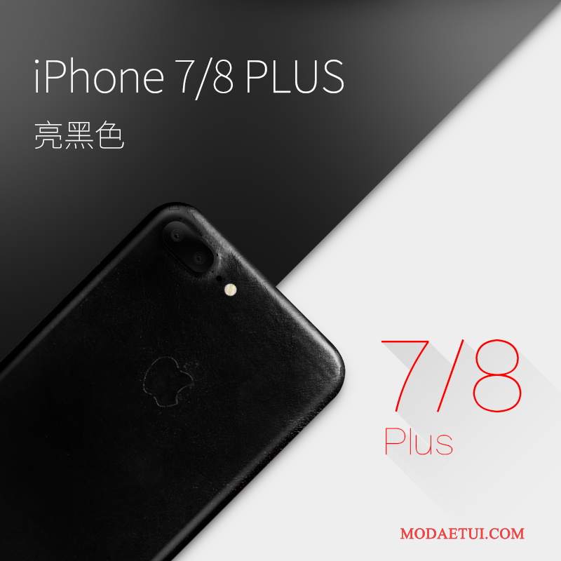 Futerał iPhone 7 Plus Skóra Cienkie Żółty, Etui iPhone 7 Plus Luksusowy Na Telefon