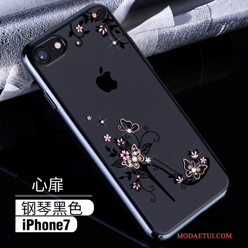 Futerał iPhone 7 Rhinestone Nowy Różowe, Etui iPhone 7 Luksusowy Na Telefon Trudno