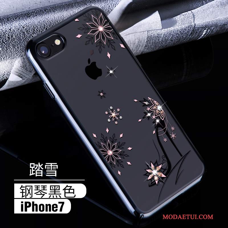 Futerał iPhone 7 Rhinestone Nowy Różowe, Etui iPhone 7 Luksusowy Na Telefon Trudno