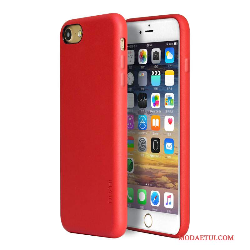 Futerał iPhone 7 Skóra Modna Marka Różowe, Etui iPhone 7 Torby Anti-fall Zakochani