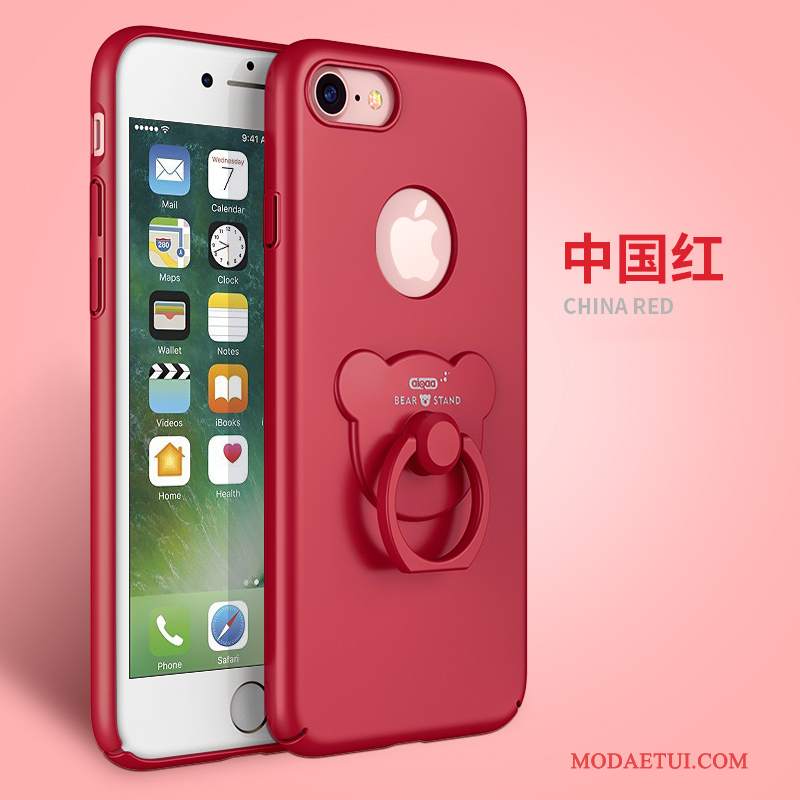 Futerał iPhone 7 Wspornik Nowy Anti-fall, Etui iPhone 7 Ochraniacz Różowe Ring