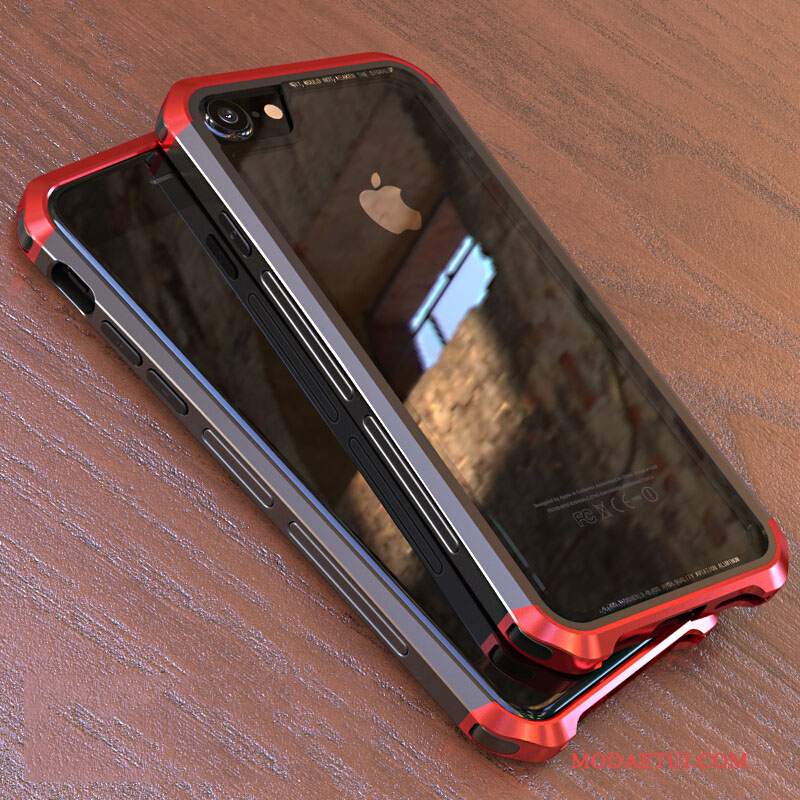 Futerał iPhone 8 Kreatywne Anti-fallna Telefon, Etui iPhone 8 Ochraniacz Czerwony