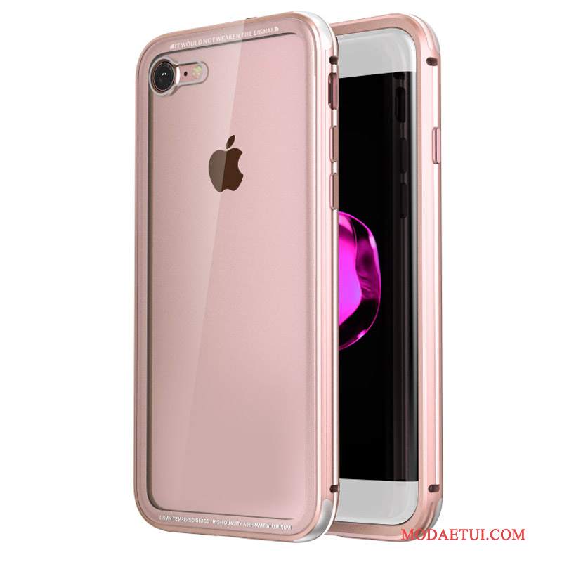 Futerał iPhone 8 Ochraniacz Złoto Tylna Pokrywa, Etui iPhone 8 Torby Nowy Granica