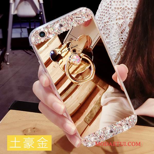 Futerał iPhone 8 Silikonowe Znieść Złoto, Etui iPhone 8 Miękki Na Telefon Mały