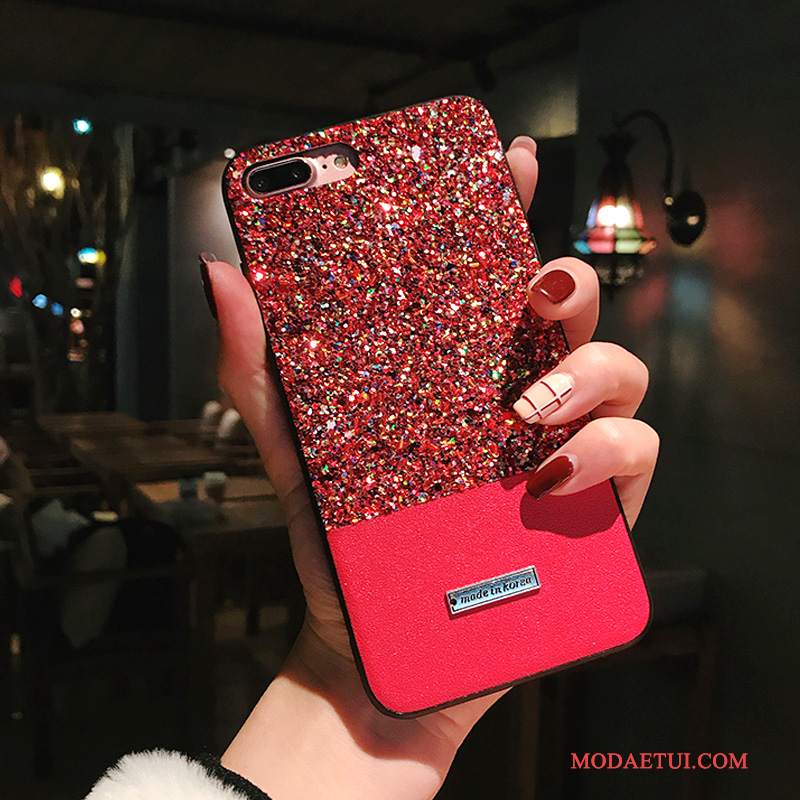 Futerał iPhone X Kreatywne Tendencja Różowe, Etui iPhone X Rhinestone Mieszane Koloryna Telefon