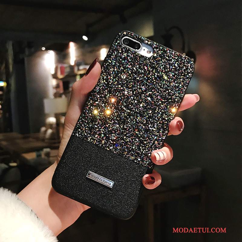 Futerał iPhone X Kreatywne Tendencja Różowe, Etui iPhone X Rhinestone Mieszane Koloryna Telefon