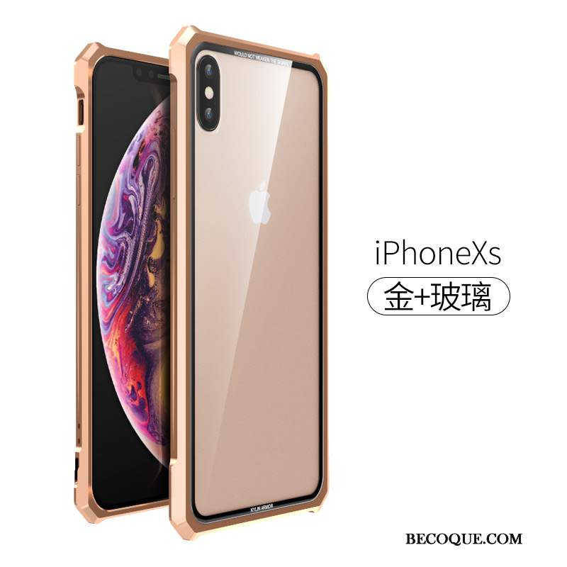 Futerał iPhone Xs Luksusowy Osobowość Proste, Etui iPhone Xs Torby Trudno Czerwony