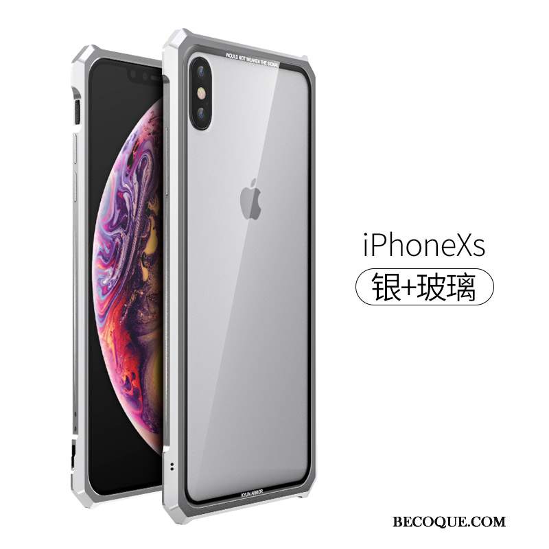 Futerał iPhone Xs Luksusowy Osobowość Proste, Etui iPhone Xs Torby Trudno Czerwony