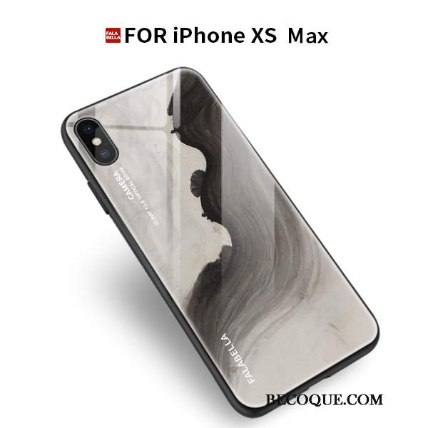 Futerał iPhone Xs Max Miękki Modna Marka Proste, Etui iPhone Xs Max Ochraniacz Na Telefon Nowy