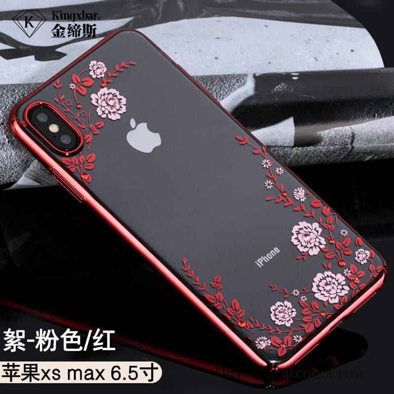 Futerał iPhone Xs Max Moda Na Telefon Srebro, Etui iPhone Xs Max Torby Trudno Modna Marka