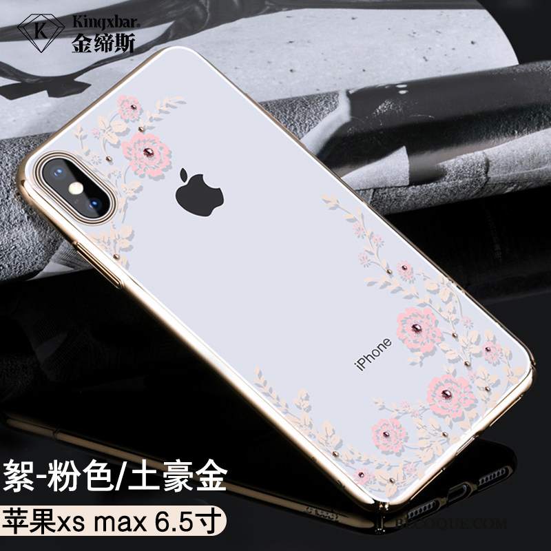 Futerał iPhone Xs Max Moda Na Telefon Srebro, Etui iPhone Xs Max Torby Trudno Modna Marka