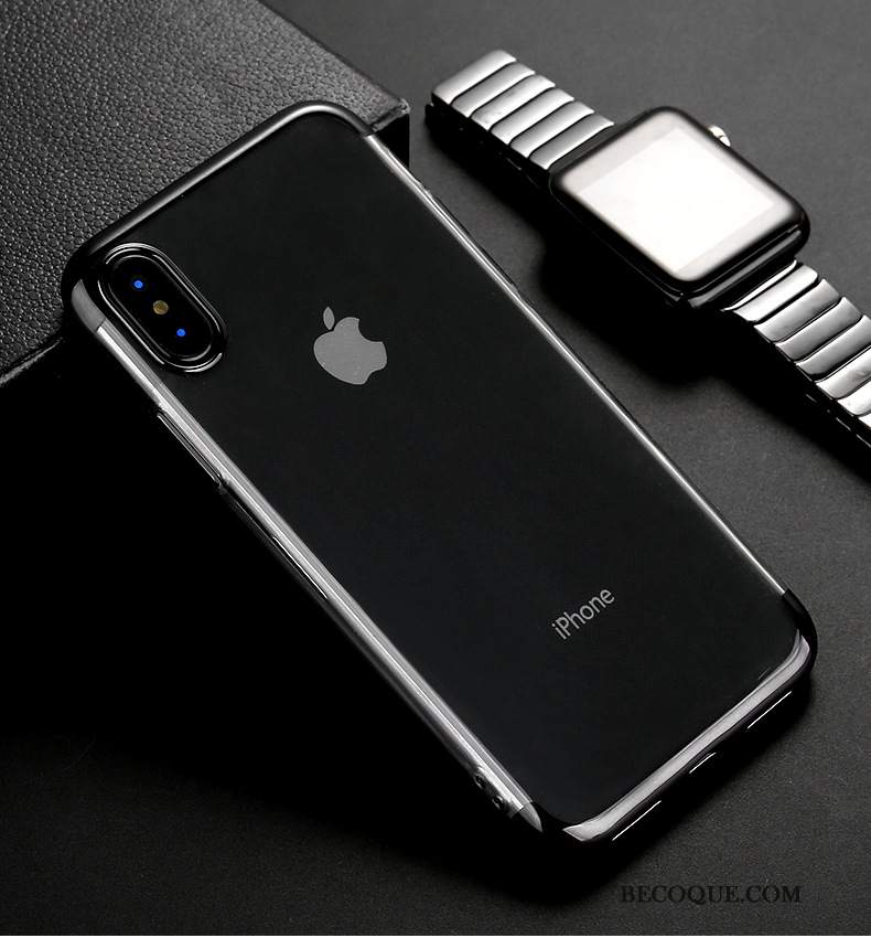 Futerał iPhone Xs Max Ochraniacz Niebieski Poszycie, Etui iPhone Xs Max Na Telefon Przezroczysty