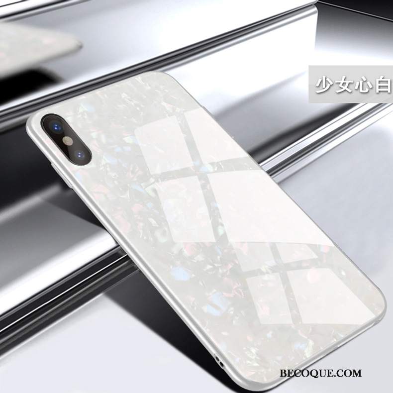 Futerał iPhone Xs Max Ochraniacz Shell Szkło, Etui iPhone Xs Max Na Telefon Różowe