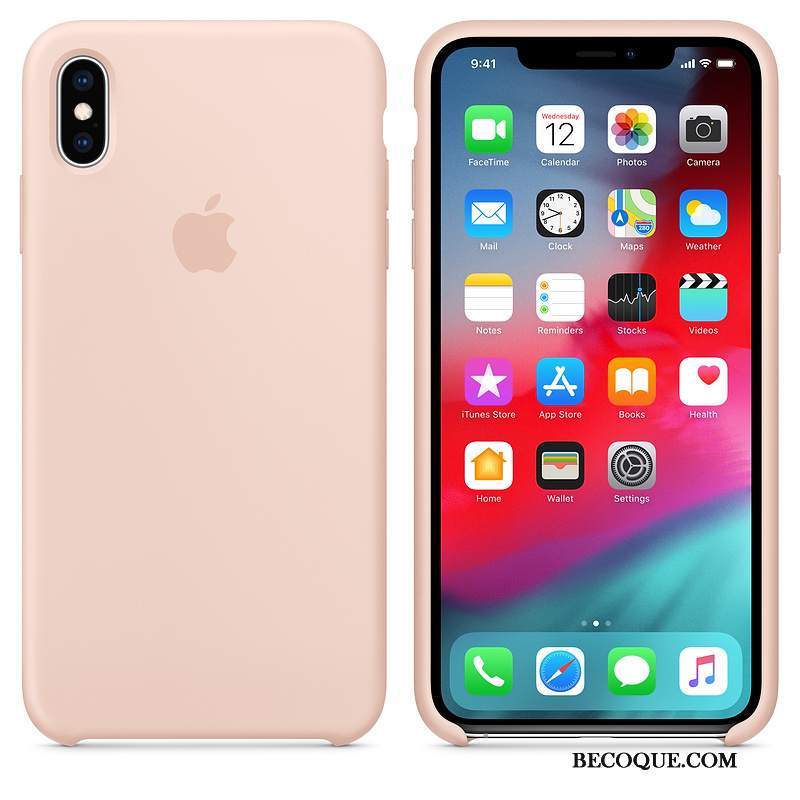 Futerał iPhone Xs Max Silikonowe Anti-fall Zielony, Etui iPhone Xs Max Ochraniacz Na Telefon Czerwony Netto