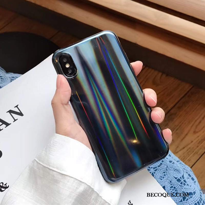 Futerał iPhone Xs Max Torby Różowe Czarny, Etui iPhone Xs Max Fioletowyna Telefon