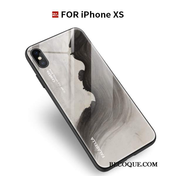 Futerał iPhone Xs Ochraniacz Szkło Czarny, Etui iPhone Xs Torby Na Telefon Nowy