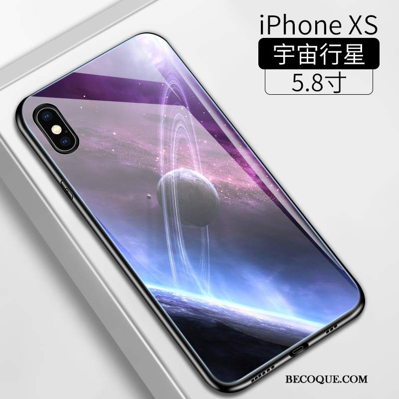 Futerał iPhone Xs Torby Na Telefon Modna Marka, Etui iPhone Xs Silikonowe Cienkie Purpurowy