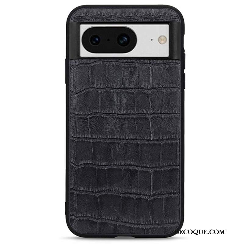 Futerały Google Pixel 8 Etui Na Telefon Prawdziwa Skóra W Stylu Krokodyla