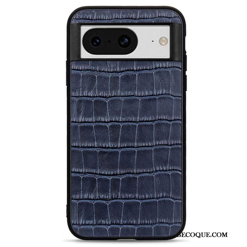 Futerały Google Pixel 8 Etui Na Telefon Prawdziwa Skóra W Stylu Krokodyla