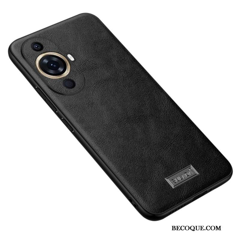 Futerały Huawei Nova 11 Pro Etui Na Telefon Sztuczna Skóra Sulada