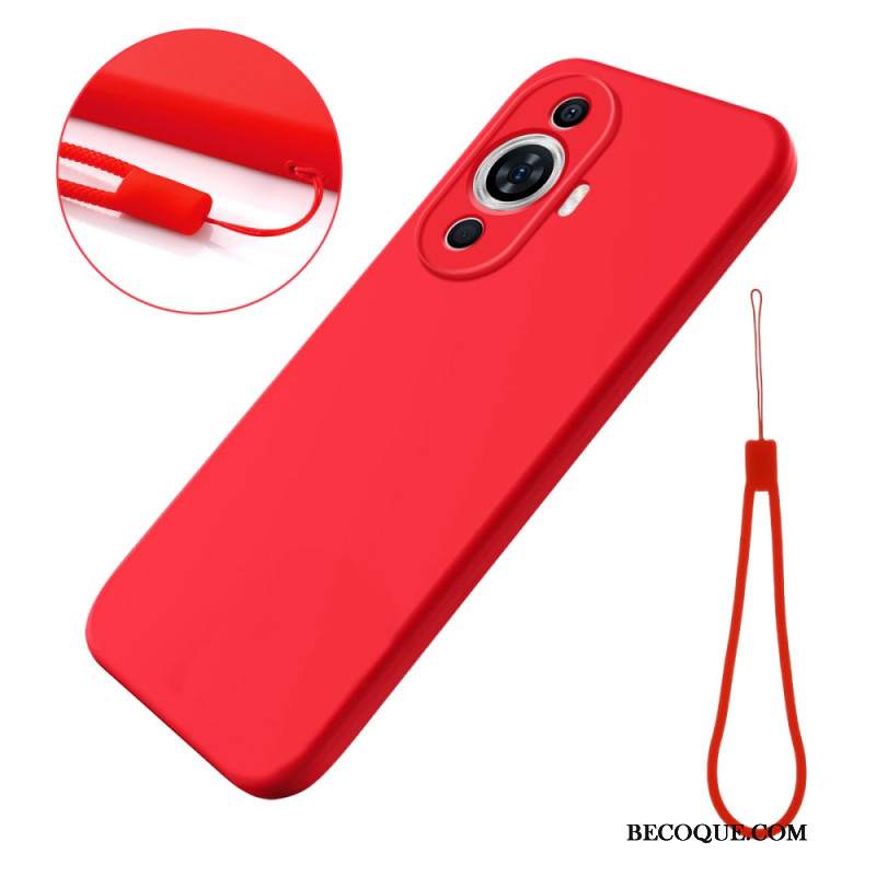 Futerały Huawei Nova 12s Etui Na Telefon Pasek Silikonowy