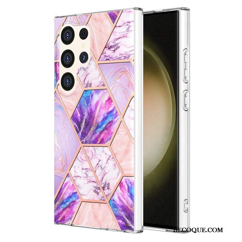 Futerały Samsung Galaxy S24 Ultra 5g Etui Na Telefon Styl Marmurkowy