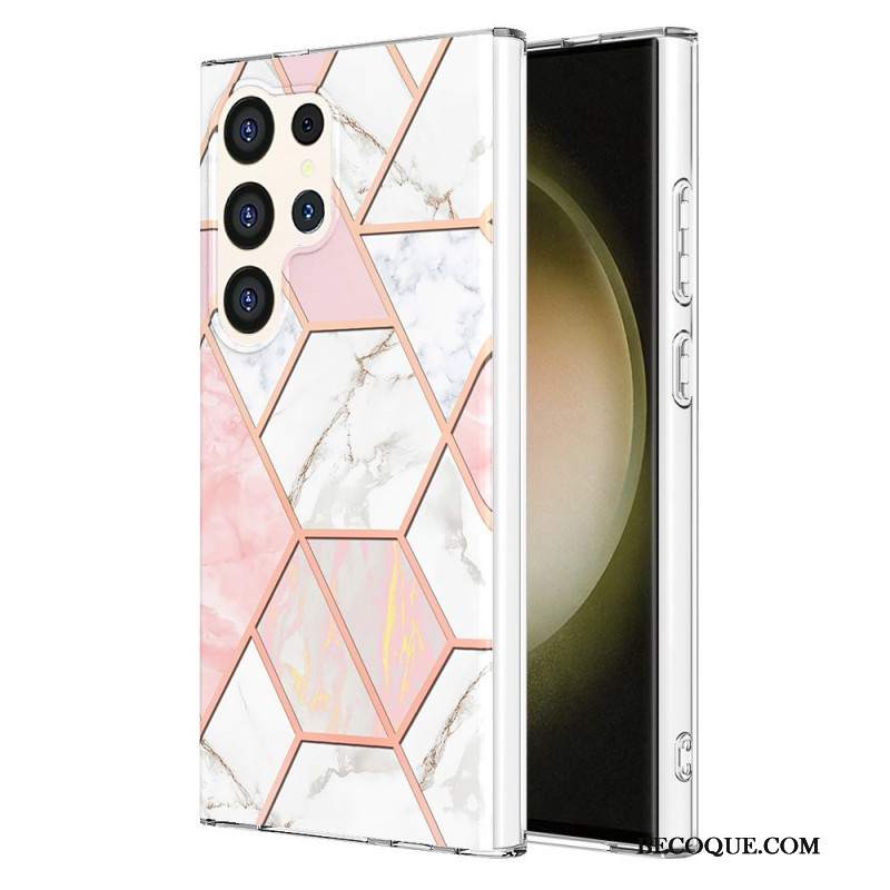 Futerały Samsung Galaxy S24 Ultra 5g Etui Na Telefon Styl Marmurkowy