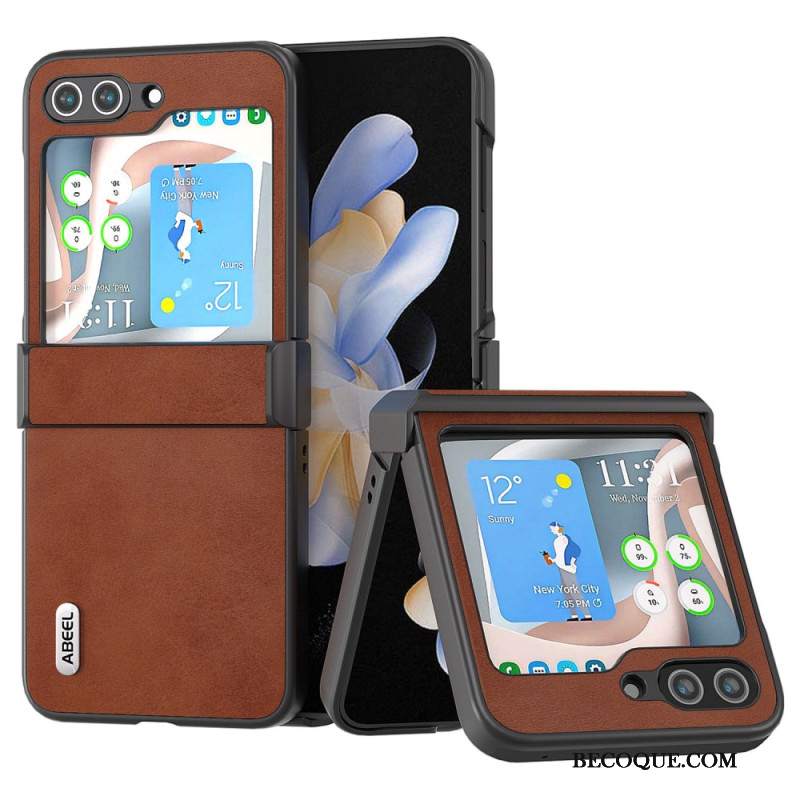 Futerały Samsung Galaxy Z Flip 6 Etui Na Telefon Skórzany Styl Vintage Abeel