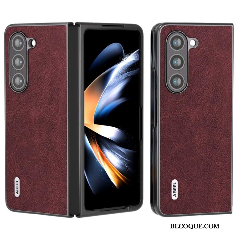 Futerały Samsung Galaxy Z Fold 5 Etui Na Telefon Liczi Ze Sztucznej Skóry Abeel