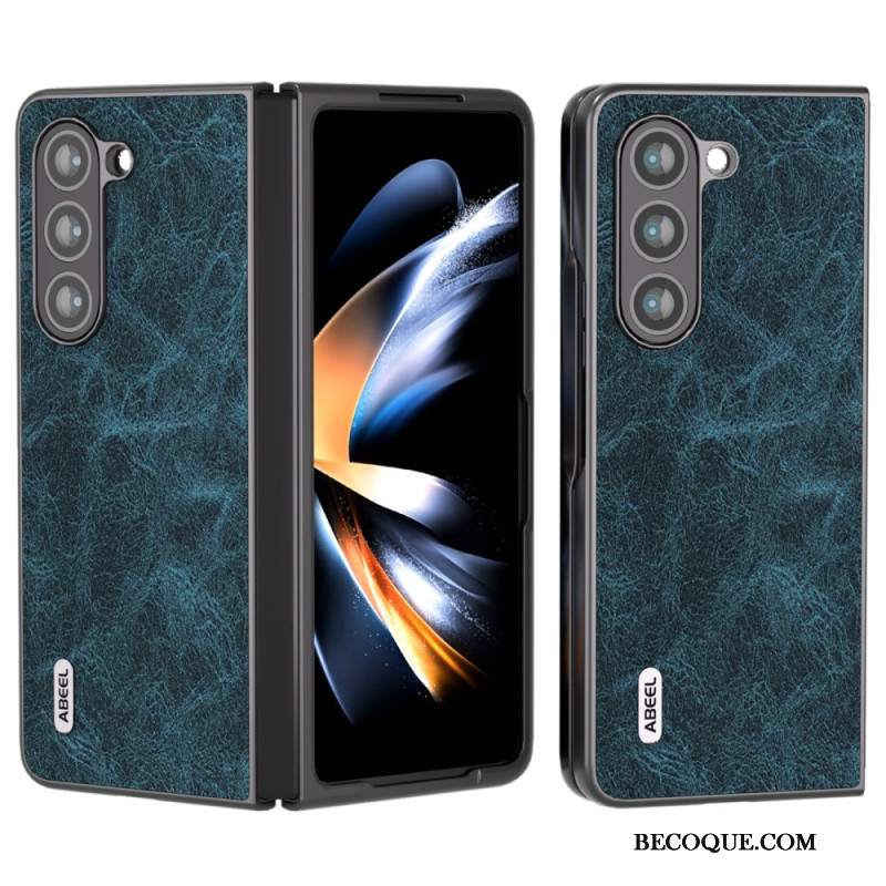 Futerały Samsung Galaxy Z Fold 5 Etui Na Telefon Liczi Ze Sztucznej Skóry Abeel
