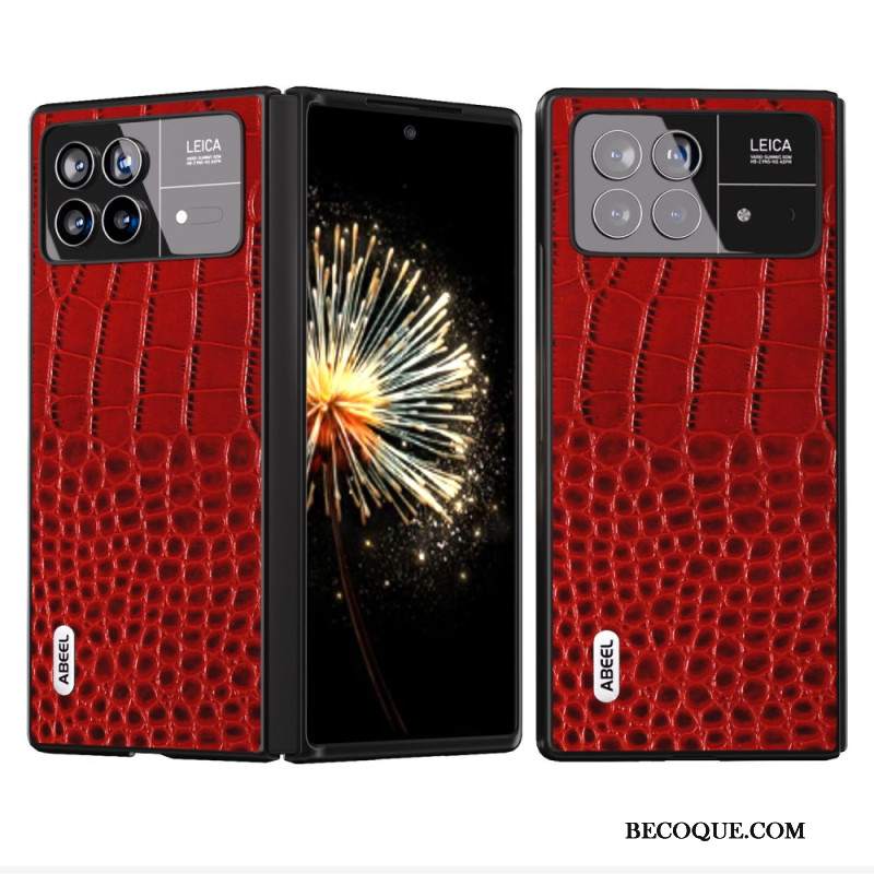 Futerały Xiaomi Mix Fold 3 Etui Na Telefon Tekstura Krokodyla Abeel