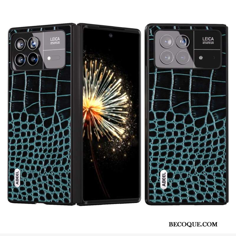 Futerały Xiaomi Mix Fold 3 Etui Na Telefon Tekstura Krokodyla Abeel