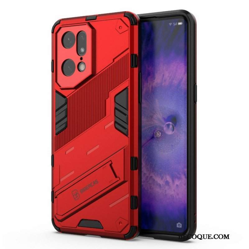 Futerały do Oppo Find X5 Pro Zdejmowany Stojak W Dwóch Pozycjach Bez Użycia Rąk