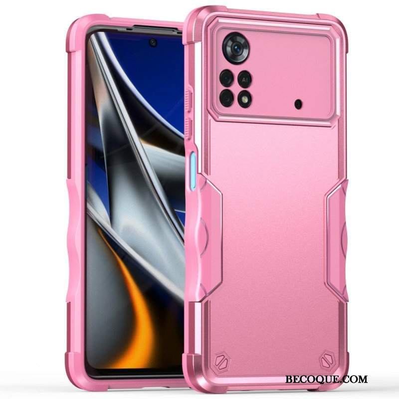 Futerały do Poco X4 Pro 5G Hybryda Z Efektem Metalicznym