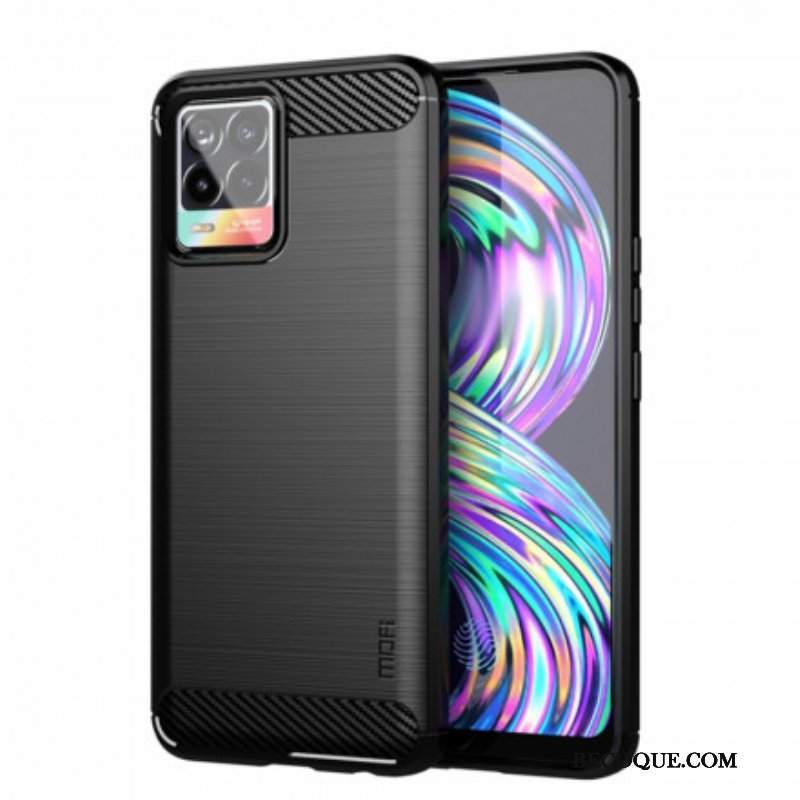 Futerały do Realme 8 / 8 Pro Szczotkowane Włókno Węglowe Mofi