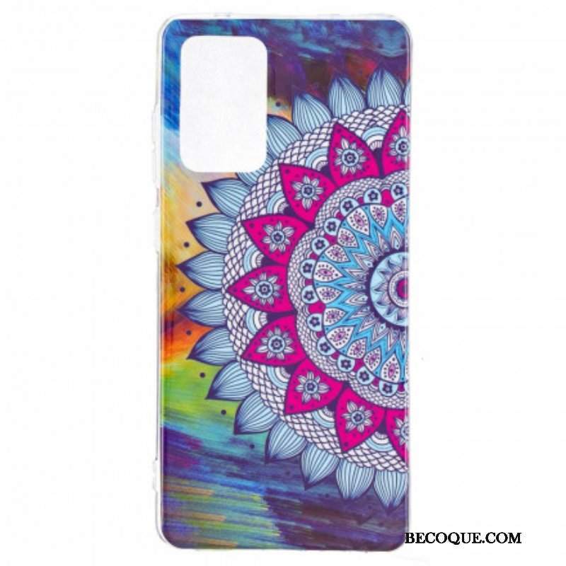 Futerały do Samsung Galaxy A52 4G / A52 5G / A52s 5G Fluorescencyjna Kolorowa Mandala