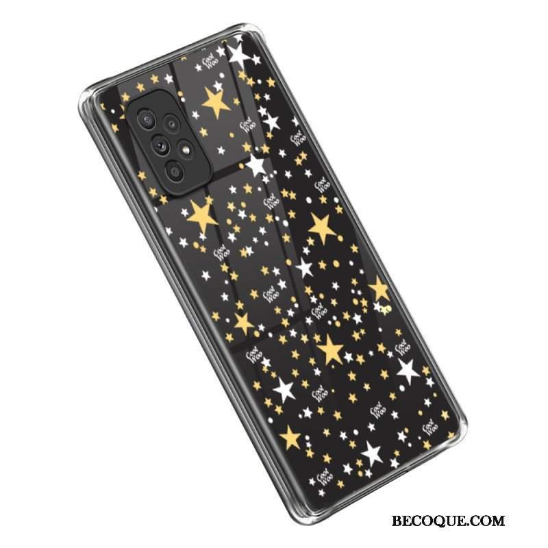 Futerały do Samsung Galaxy A53 5G Przezroczyste Gwiazdy / Serca
