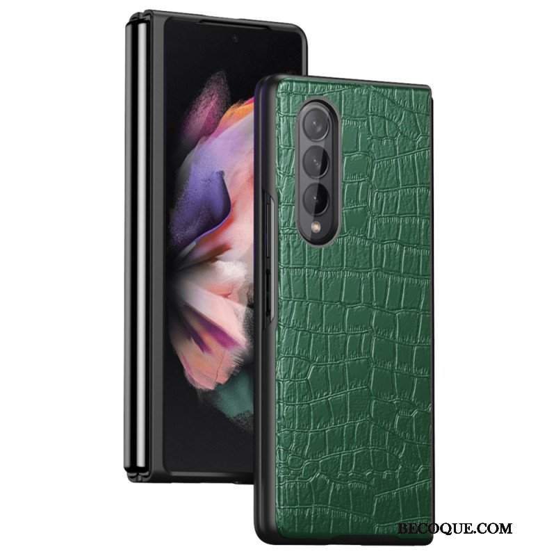 Futerały do Samsung Galaxy Z Fold 4 Klasyczny Krokodyl