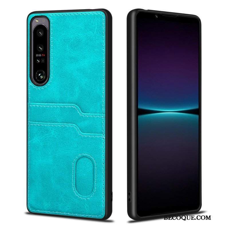 Futerały do Sony Xperia 1 IV Podwójny Uchwyt Na Kartę