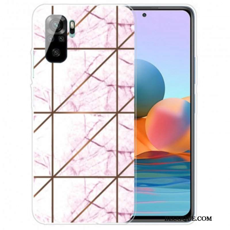 Futerały do Xiaomi Redmi Note 10 / 10S Marmur O Intensywnej Geometrii