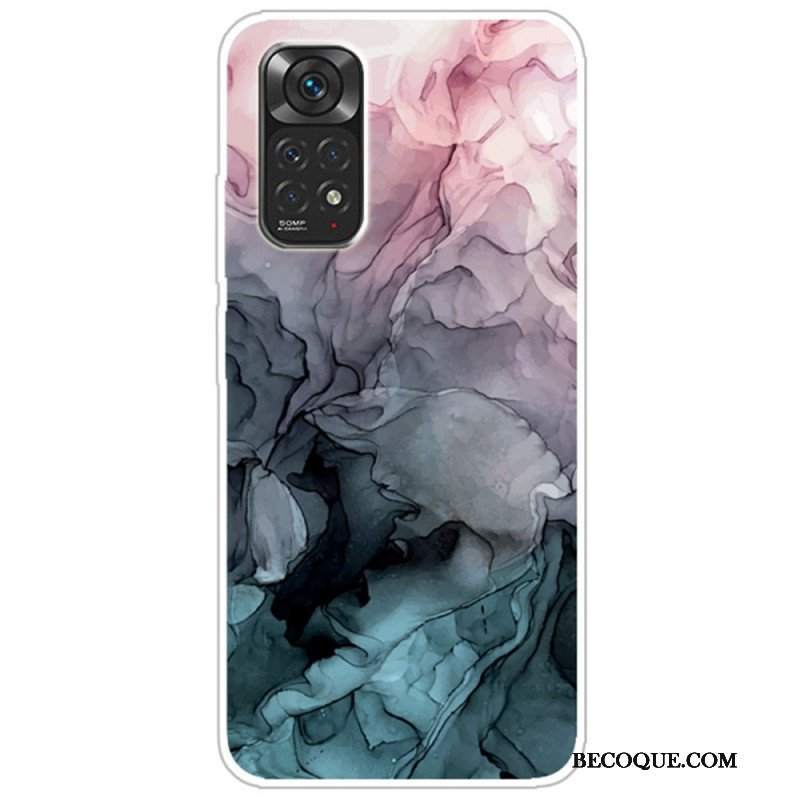 Futerały do Xiaomi Redmi Note 11 / 11S Kolorowy Marmur