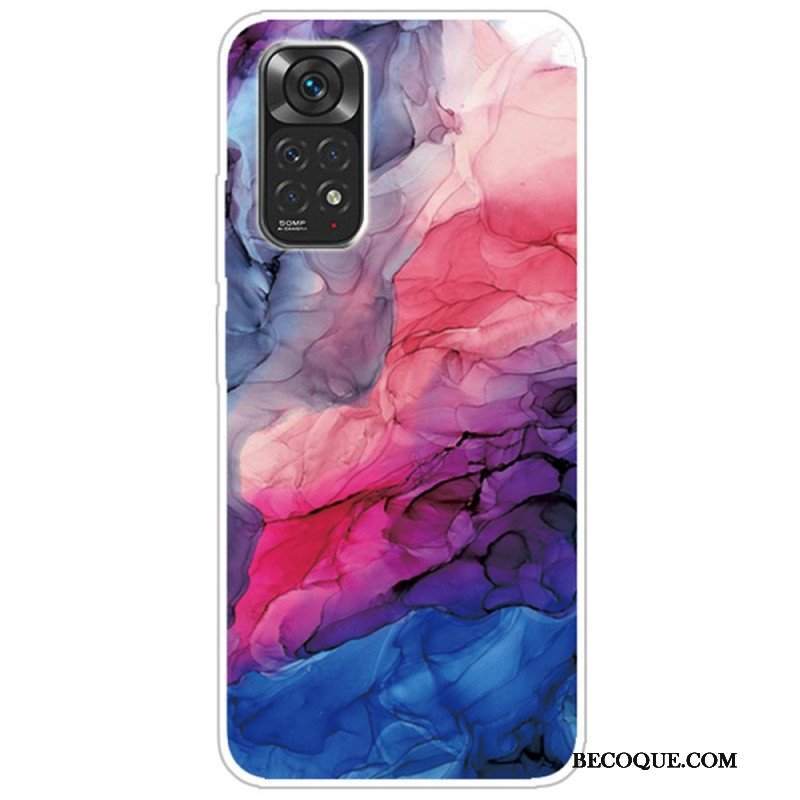 Futerały do Xiaomi Redmi Note 11 / 11S Kolorowy Marmur