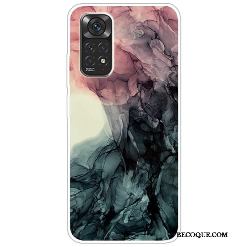 Futerały do Xiaomi Redmi Note 11 / 11S Kolorowy Marmur