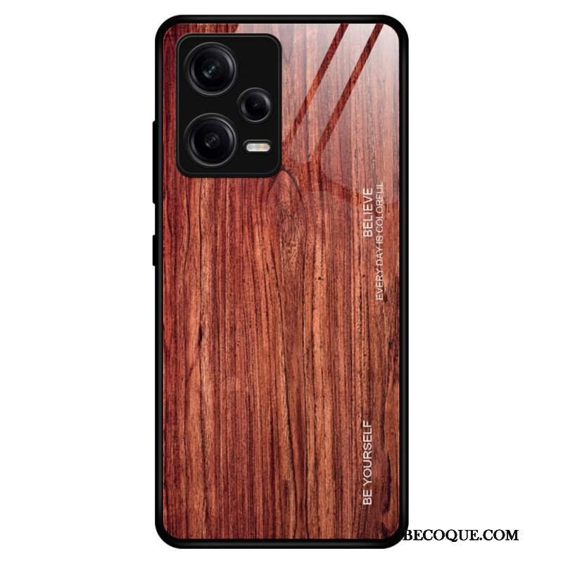 Futerały do Xiaomi Redmi Note 12 Pro Szkło Hartowane W Stylu Drewna