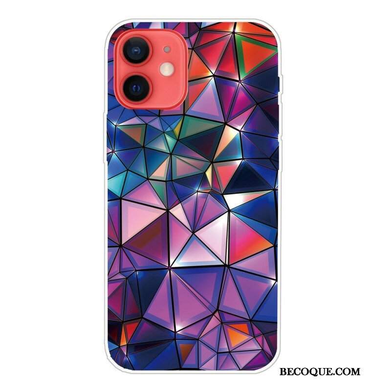 Futerały do iPhone 13 Mini Elastyczna Geometria