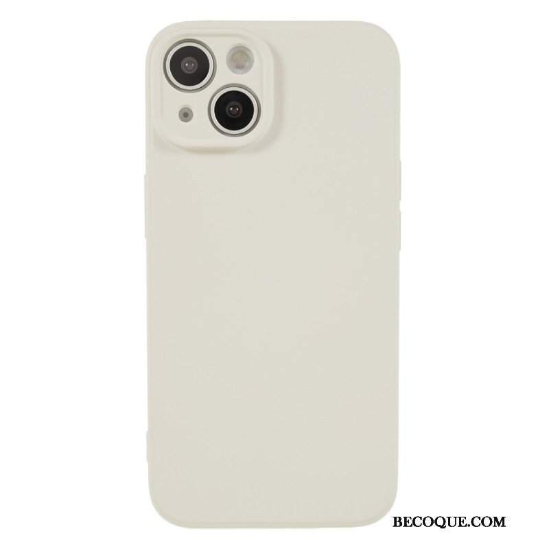 Futerały do iPhone 15 Plus Pastelowy Silikon I Mikrofibra