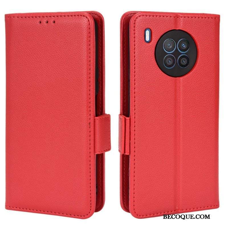 Obudowa Etui Na Telefon do Honor 50 Lite Etui Folio Flap Double Litchi Nowe Kolory